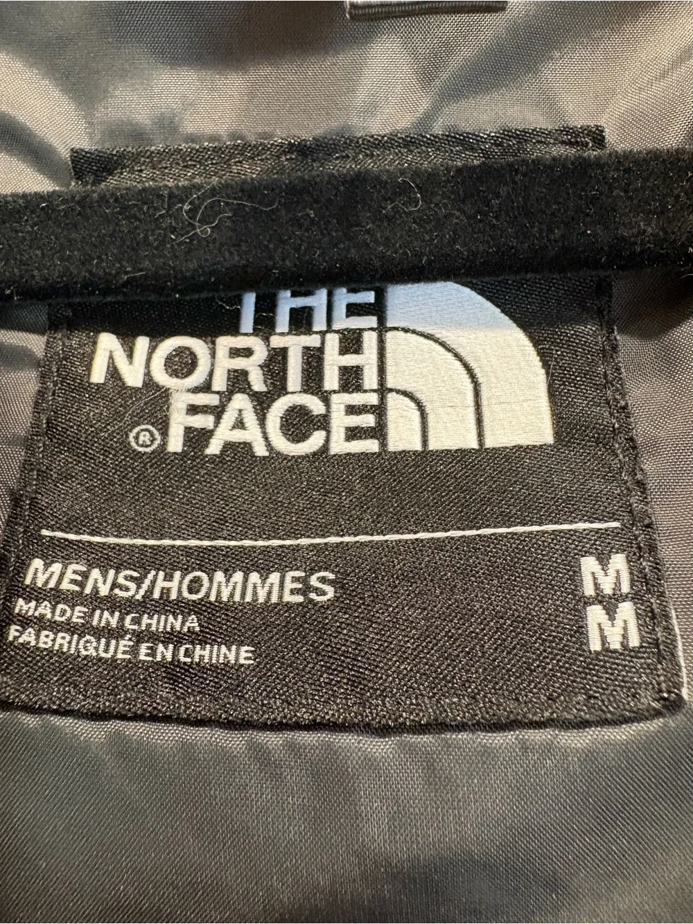 The North Face Men’s Two-Tone Black & Dark Gray Windbreaker
